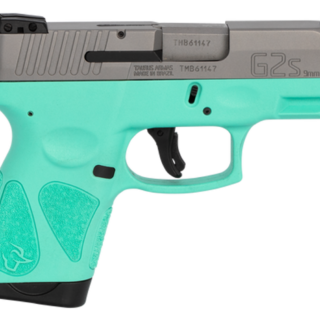 Taurus G2S, 9mm, 3.26" Barrel, 7rd, Stainless Slide, Cyan