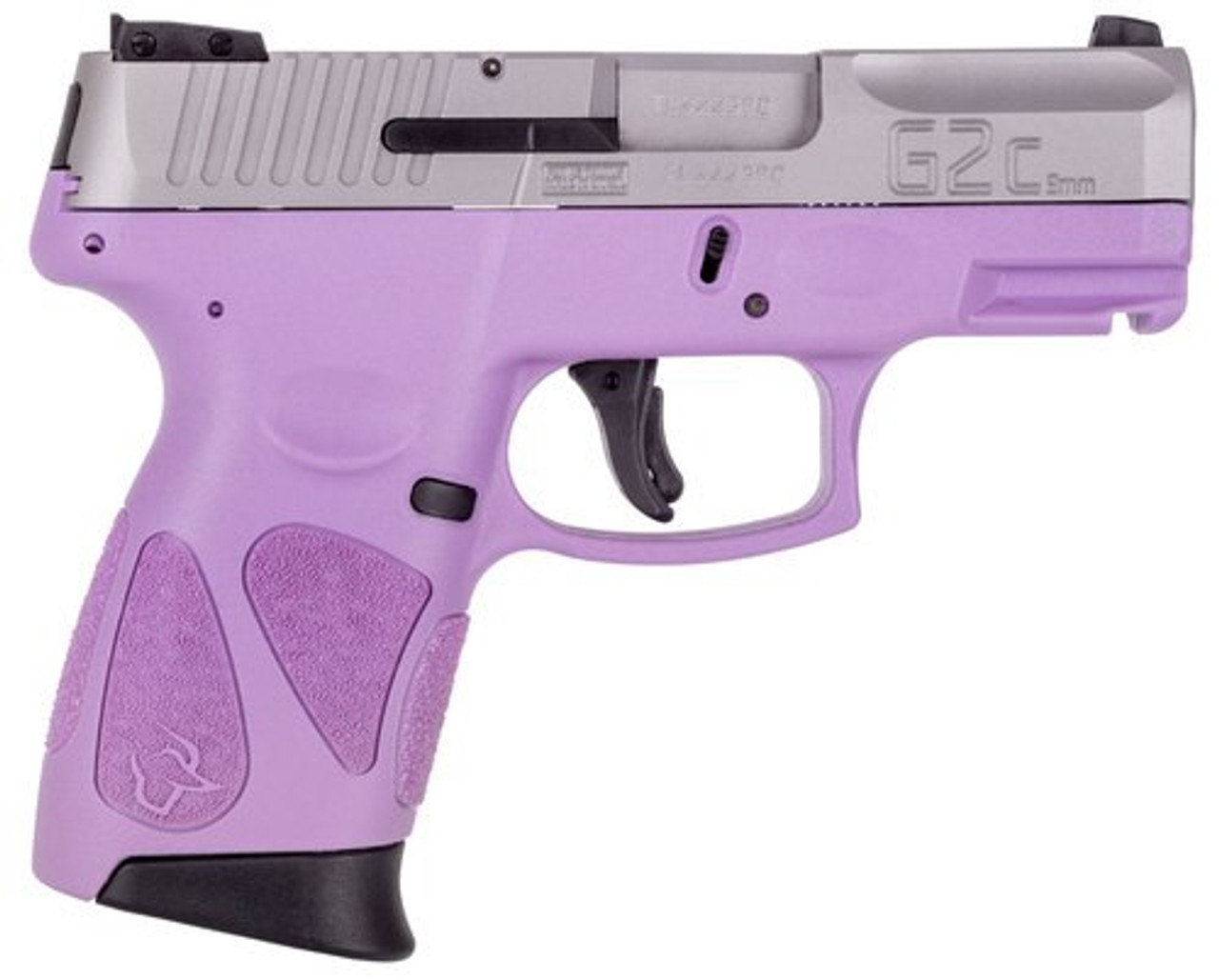 Taurus G2c, 9mm, 3.25" Barrel, 12rd, Light Purple/Stainless Steel