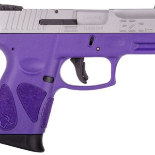 Taurus G2c, 9mm, 3.25" Barrel, 12rd, Dark Purple Frame, Stainless Steel Slide