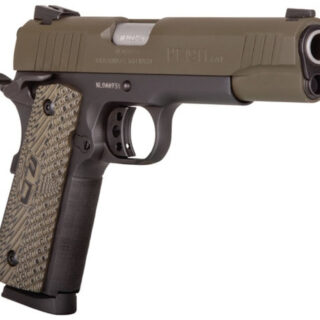 Taurus 1911, .45 ACP, 5" Barrel, 8rd, Brown CZ Grip, OD Green