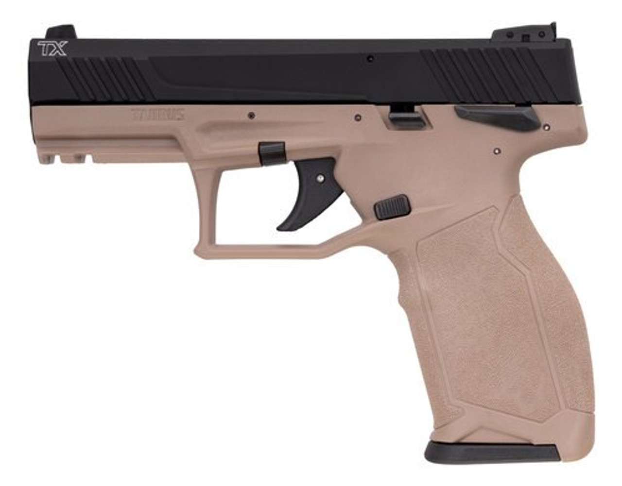 Taurus TX22, .22 LR, 4" Barrel, 10rd, Threaded Barrel, Mansual Safety, Flat Dark Earth
