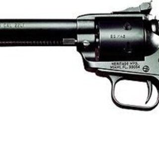 Heritage Rough Rider, .22 LR, 6.5" Barrel, 6rd, Green Camo Grips, Black