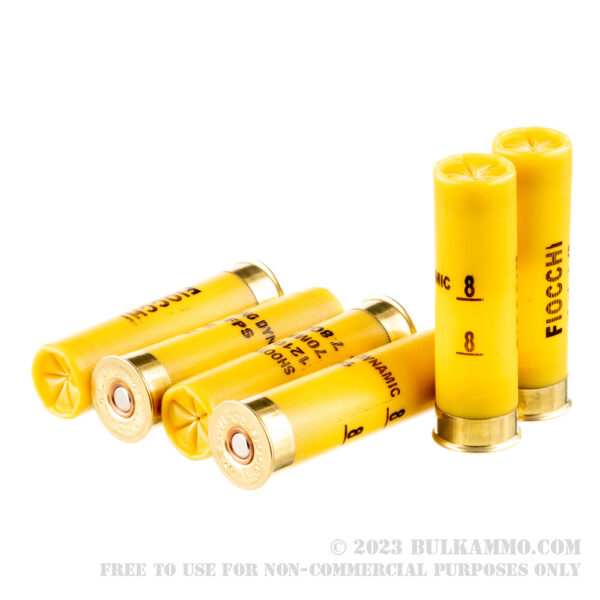 250 Rounds of 20ga Ammo by Fiocchi - 7/8 ounce #8 shot - Image 4