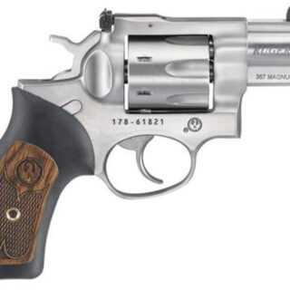 Ruger Model GP1-100 .357 Mag/38 Spec 2.5" Barrel Satin SS Finish Fiber Optic Front Sight 7rd