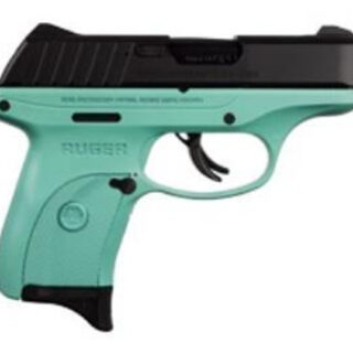 Ruger EC9S, 9mm, 3.12", Turquoise Frame, 7rd