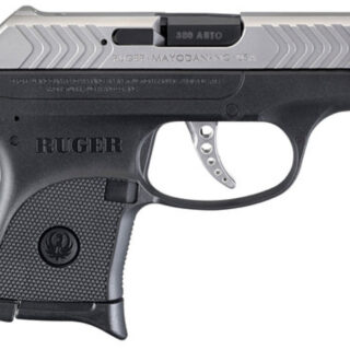 Ruger LCP 380 ACP Double, 2.75" Barrel, Black Grip, Stainless Slide