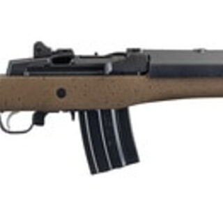 Ruger Mini-14 Tactical 5.56/.223, 16.1" Barrel, Speckled Brown/Black Hardwood Stock, Black, 20rd