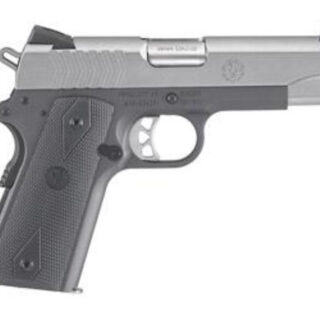 Ruger SR1911 Commander Pistol, 9mm, 4.25", Rubber Grip, 9rd, Two Tone