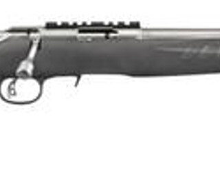 Ruger American Rimfire, 22LR, 18" Barrel, Synthetic Black Stock Stainless Steel, 10rd