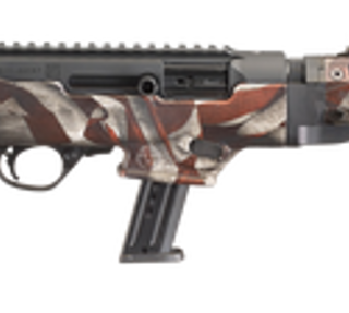 Ruger PC Carbine 9mm, 16.12" Threaded Barrel, American Flag, 17rd