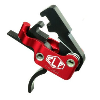 Elftmann Tactical, SE Trigger, Curved, Fits AR-15, Mil-Spec, Black