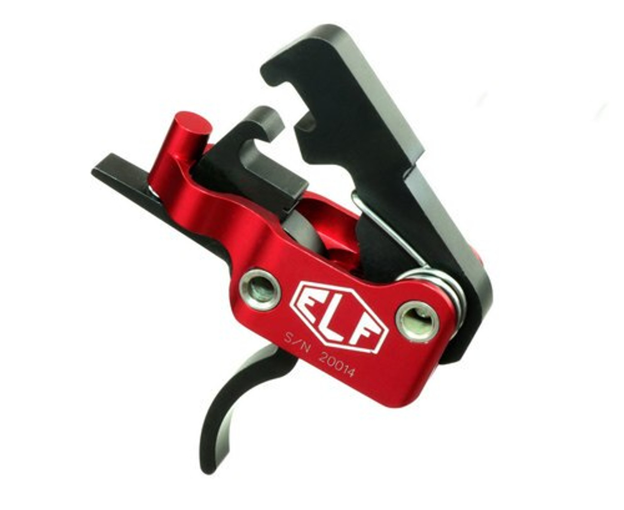 Elftmann Tactical, SE Trigger, Curved, Fits AR-15, Mil-Spec, Black