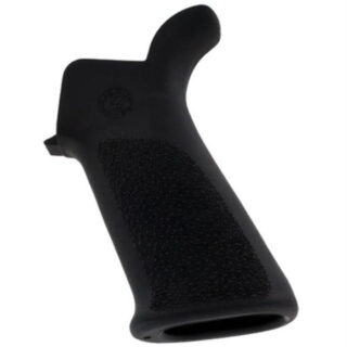 Hogue AR-15 Rubber Grip Beavertail No Finger Grooves Rubber Black