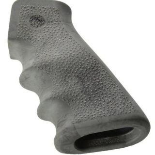 Hogue AR-15 Overmolded Rubber Grip, Finger Grooves Matte Ghillie Green