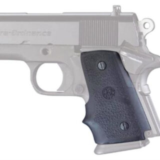 Hogue Para Ordanance P10 Grip, Finger Grooves Matte Black Rubber