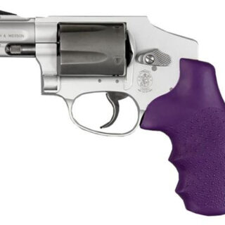 Hogue Rubber Grip For S&W J Frame Revolvers, Purple