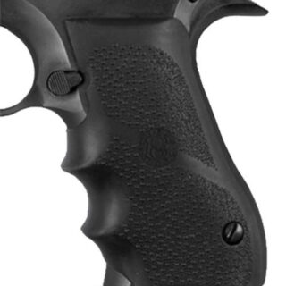 Hogue Magnum Research Baby Eagle Rubber Grip, Finger Grooves Black