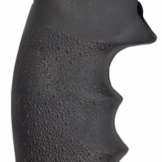 Hogue Ruger Speed-Six Rubber Grip, Finger Grooves Black