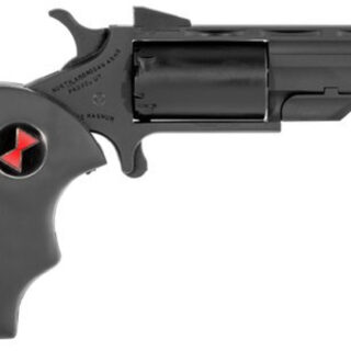 NAA Black Widow .22 Mag, 2" Barrel, Black Oversized Rubber Grip, Black, 5rd