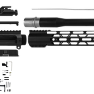 TacFire 6.5 Creedmoor Rifle Build Kit, 20" Barrel, Black Nitride
