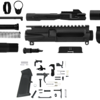 TacFire 9mm Pistol Build Kit LPK, 5" Barrel Black Nitride, Exclusive