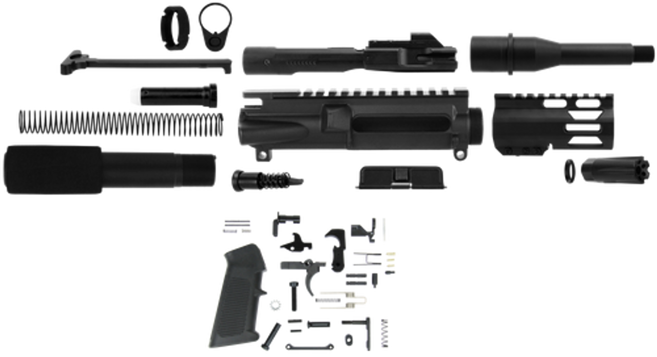 TacFire 9mm Pistol Build Kit LPK, 5" Barrel Black Nitride, Exclusive