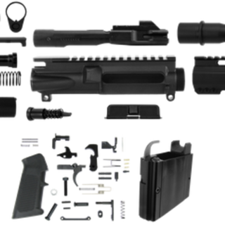 TacFire 9mm Pistol Build Kit LPK, 7.5" Barrel Black Nitride, Exclusive