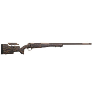 Weatherby Mark V Accumark Elite, 300 Weatherby Magnum, 28" Barrel, Black With Brown Sponge Finish, Carbon Fiber Stock, 3Rd