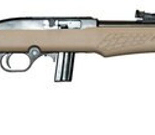 Rossi 22LR, 18" Barrel, Flat Dark Earth Synthetic Stock, 10Rd, Adjustable Fiber Optic Sights