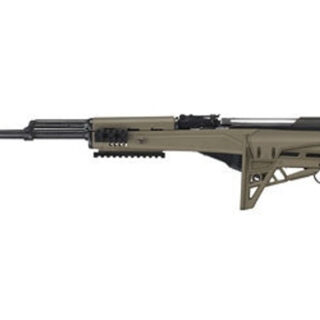 Advanced Technology Strikeforce TactLite, Stock, Fits SKS, Adjustable Side Folding Stock with Scorpion Recoil System, Flat Dark Earth