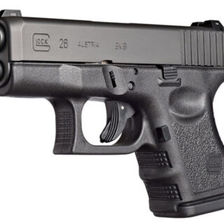 Glock G26 Subcompact Double 9mm 3.4" Barrel, Black, 10rd