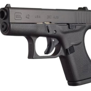 Glock G42 .380 ACP, 3.25" Barrel, Glock Night Sights 6 rd Mag