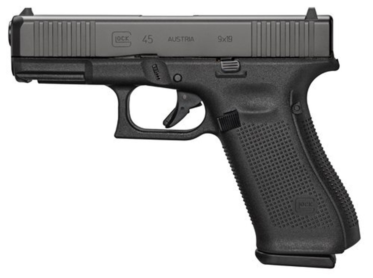 Glock G45, 9mm, 4.02" Barrel, Fixed Sights, Black, 10rd - Image 2