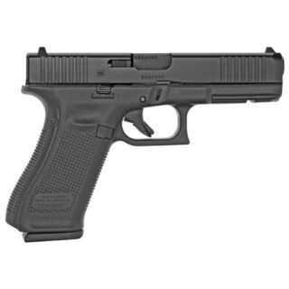 Glock 17 Gen5 Full Size 9MM 4.49" Marksman Barrel, Fixed Sights, Ambi Slide Stop Lever, Flared Mag Well, Front Serrations 3x 17rd Mags
