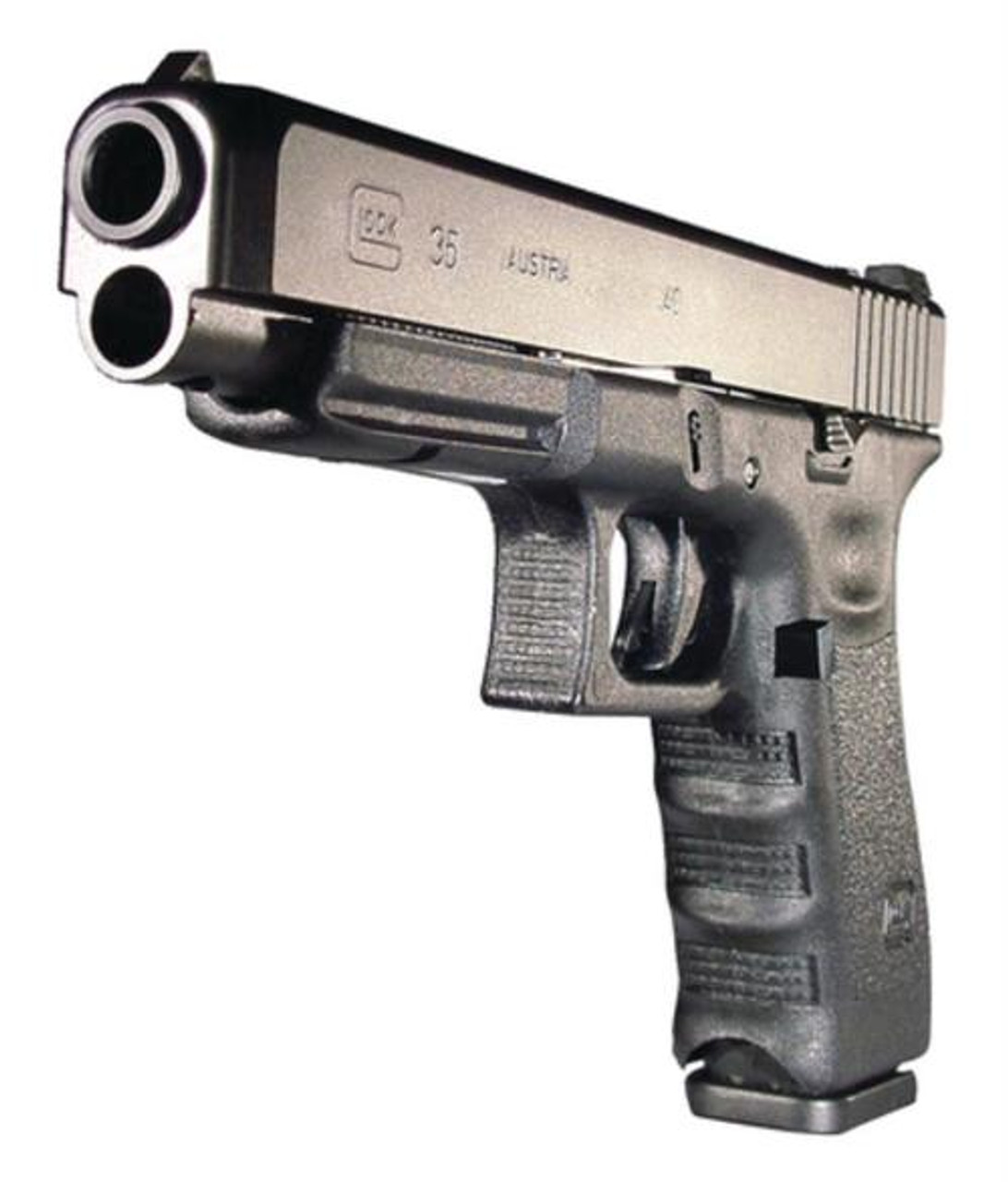 Glock Gen3, 35, Safe Action, Longslide Size Pistol, 40S&W, 5.32" Barrel, Polymer Frame, Matte Finish, Adjustable Sights, 15Rd, Prac/Tac, 2 Magazines, Glock OEM Rail, Right Hand