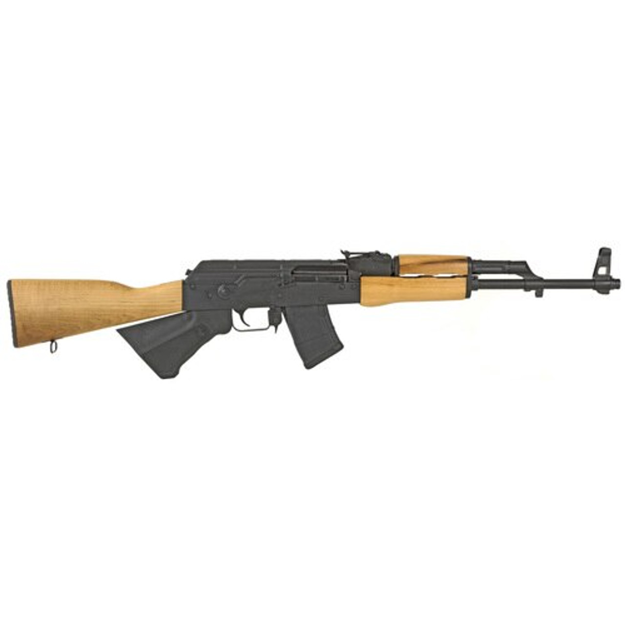 Century GP/WASR10 CA Legal 762X39, 17" Barrel, Blue Finish, Wood Stock, Adjustable Sights, 10Rd Mag - Image 2
