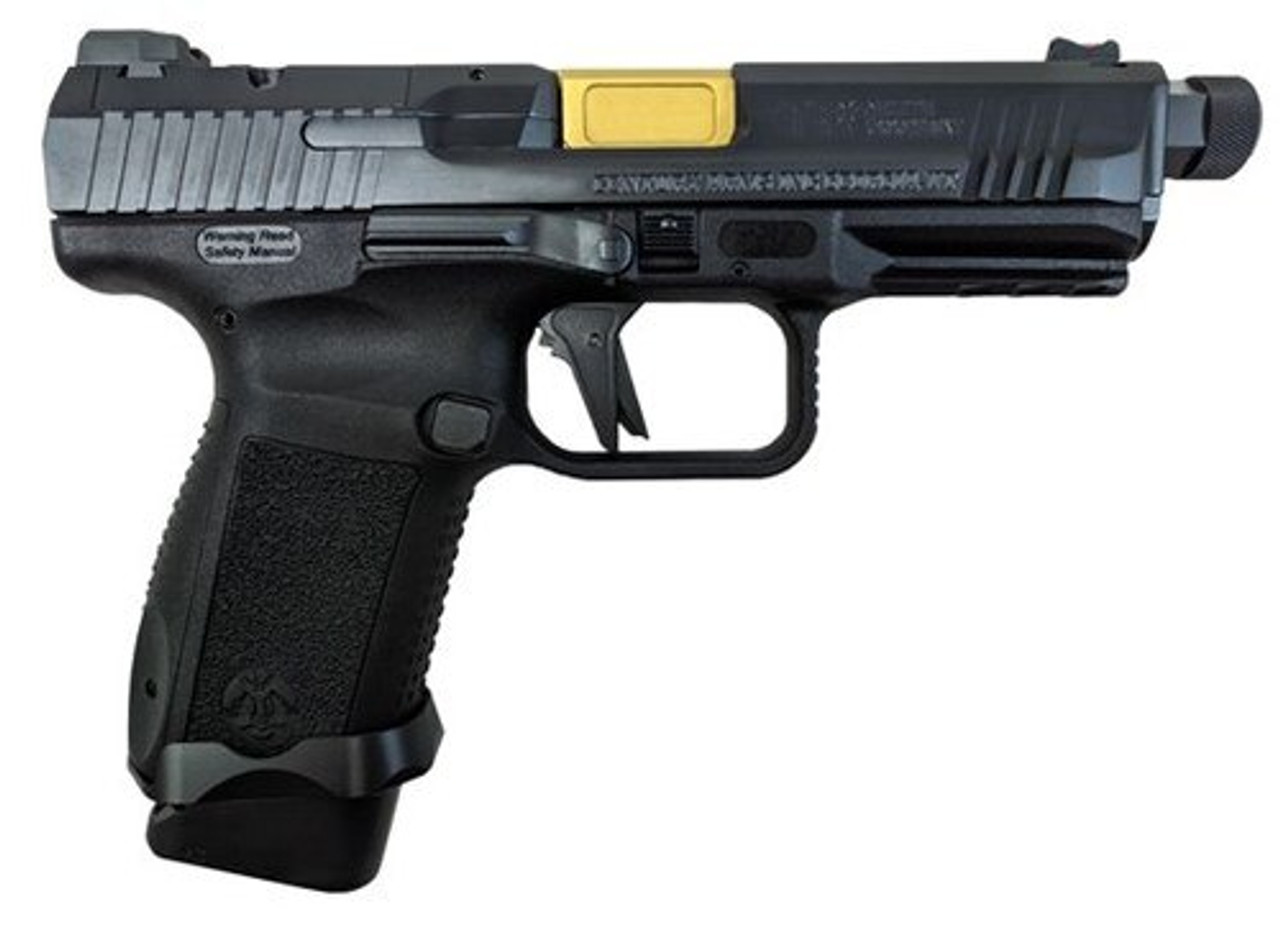 Canik TP-9 Elite Combat Executive, 9mm, 4.75" Barrel, 15rd, Salient Arms Upgrades, Black
