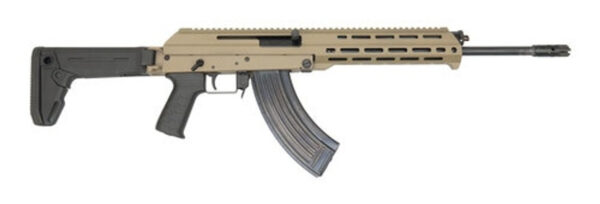 F.A Cugir M+M M10X AK-47 7.62X39mm 16" Barrel Magpul Zhukov-S Folding Stock Flat Dark Earth Metal 30rd Mag