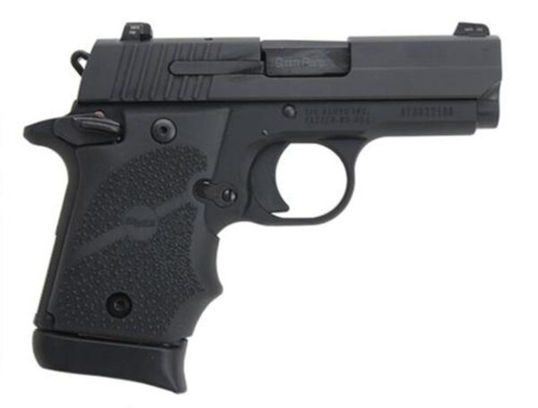 Sig P938 9MM 3IN Nitron Black SAO Siglite Black Rubber Grip (1) 7RD ...