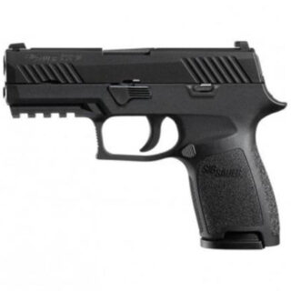 Sig P320 Nitron Compact 9mm, 3.9",Black Grip, Nitron Stainless, 10rd