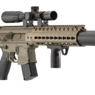 SIG MCX Air, .177 Cal, 88Gr Co2, 30 RD, Fde, Air-Scope-14X24wr