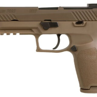 Sig P320 M17, 9mm, 4.7" Barrel, 10rd, Siglite, Coyote