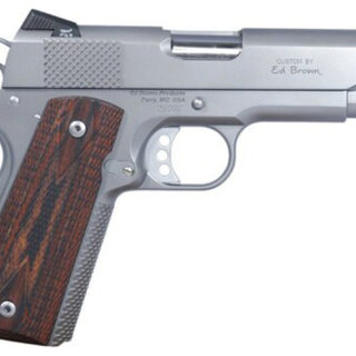 Ed Brown California Kobra Carry1911, Commander, 45ACP, 4.25" Barrel, Bobtail Frame, G10 Grips, Matte Stainless, Ambidextrous Safety, Night Sights, Titanium Firing Pin, Extra Heavy-Duty Firing Pin Spring, 7Rd, 2 Magazines