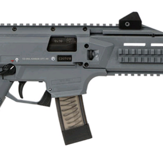 CZ Scorpion EVO 3 S1 9mm, Battleship Grey, 1/2X28 Threads, 10rd Mags