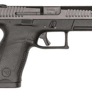 CZ, P-10, 9mm, 4" Barrel, Polymer Frame And Grips, Trigger Safety, Compact, 3 Dot Sights, Striker Fired, 10Rd, Black
