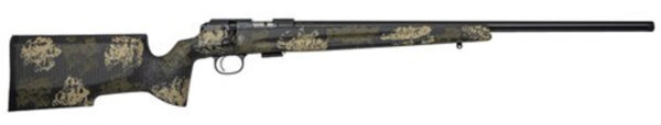 CZ 457 Varmint Precision Trainer 22 LR,  16.50" Camo Fixed Manners Stock Black Right Hand,  5 rd