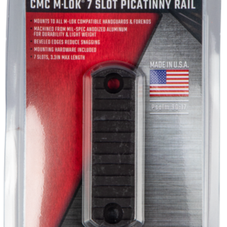 CMC Triggers M-LOK Rail 7 Slot Black M-LOK Rail 7 Slot
