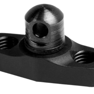 Grovtec Flanged Stud Mount Key-Mod Black Aluminum