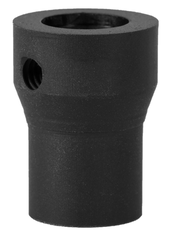 Grovtec Base-To-Stud Fixed Swivel Adaptor Quick Detach Black Aluminum