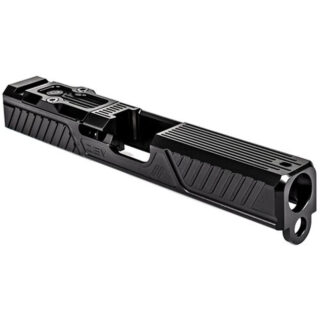 glock 19 rmr slides/ZEV Z19 Citadel Stripped Slide Glock 19 Gen3, RMR Plate, Black DLC 6.75"